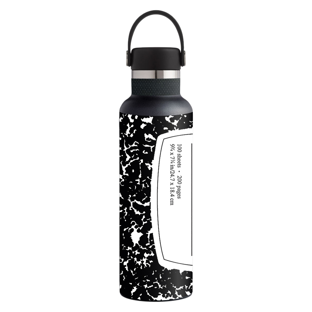 Picture of MightySkins HFST21-Composition Book Skin for Hydro Flask 21 oz Standard Mouth - Composition Book