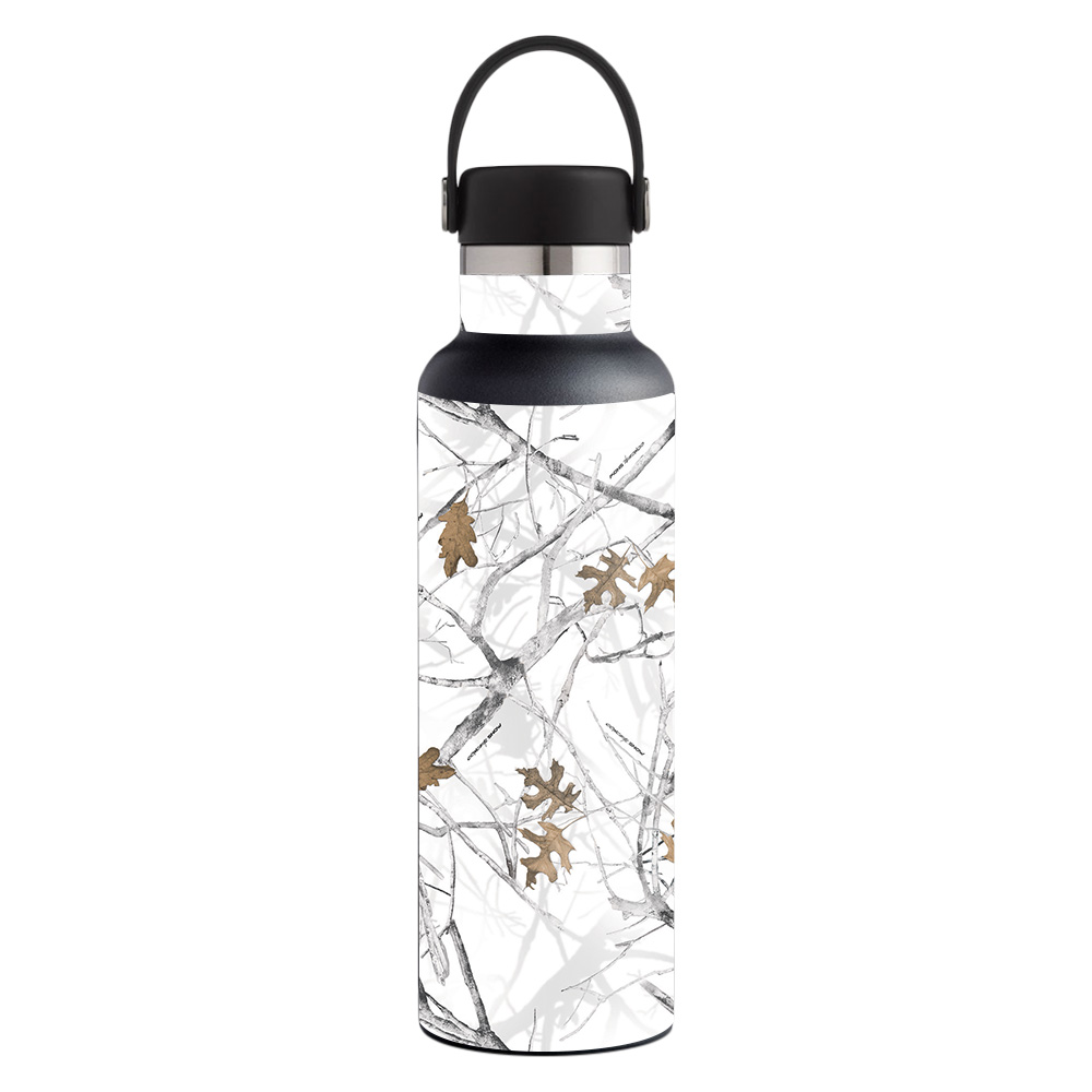 Picture of MightySkins HFST21-Conceal Snow Skin for Hydro Flask 21 oz Standard Mouth - Conceal Snow