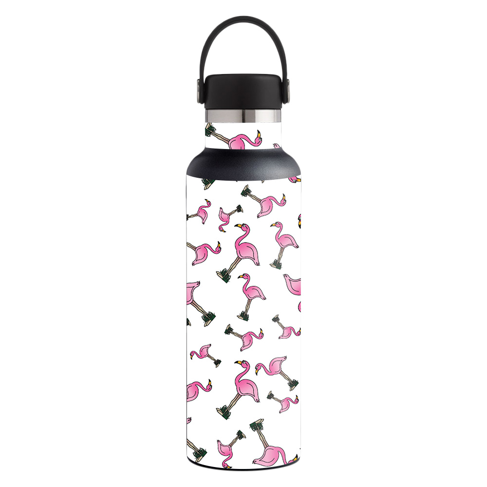 Picture of MightySkins HFST21-Cool Flamingo Skin for Hydro Flask 21 oz Standard Mouth - Cool Flamingo