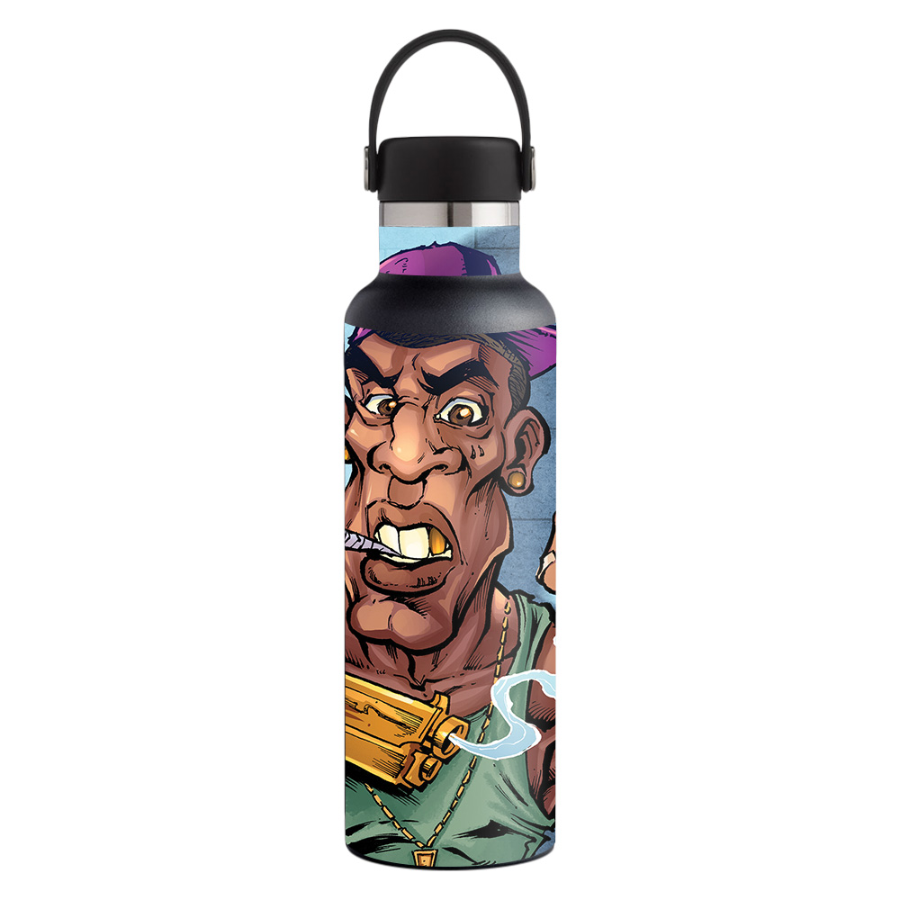 Picture of MightySkins HFST21-Crook Gangster Skin for Hydro Flask 21 oz Standard Mouth - Crook Gangster