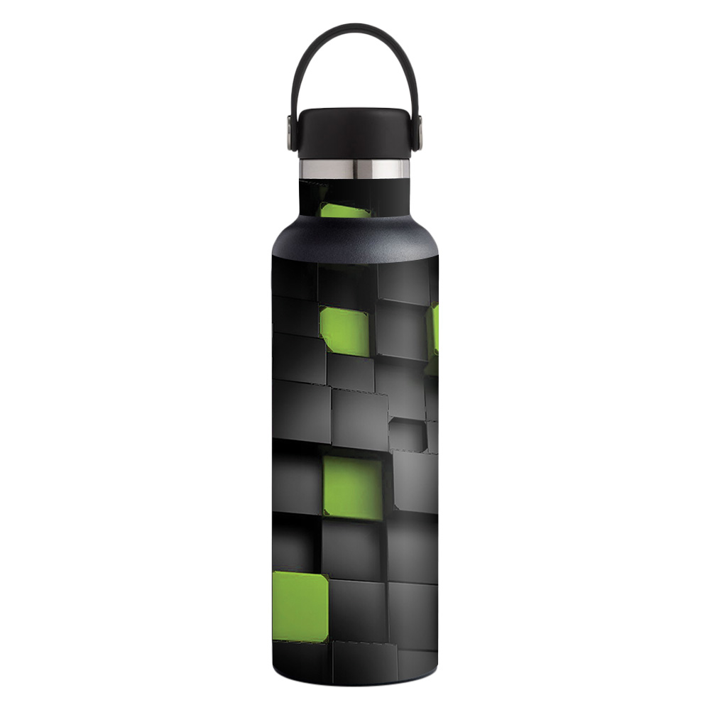 Picture of MightySkins HFST21-Cubes Skin for Hydro Flask 21 oz Standard Mouth - Cubes