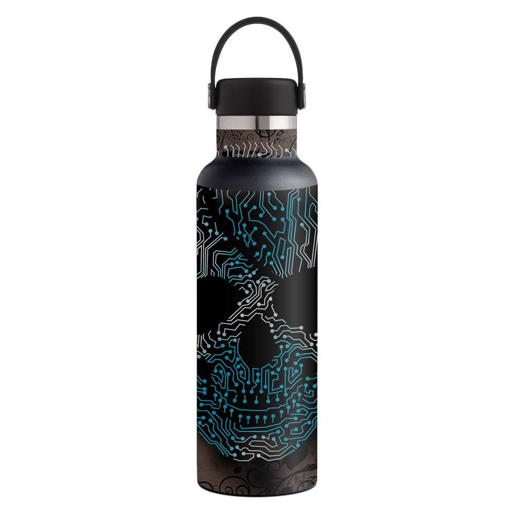 Picture of MightySkins HFST21-Cyber Pirate Skin for Hydro Flask 21 oz Standard Mouth - Cyber Pirate