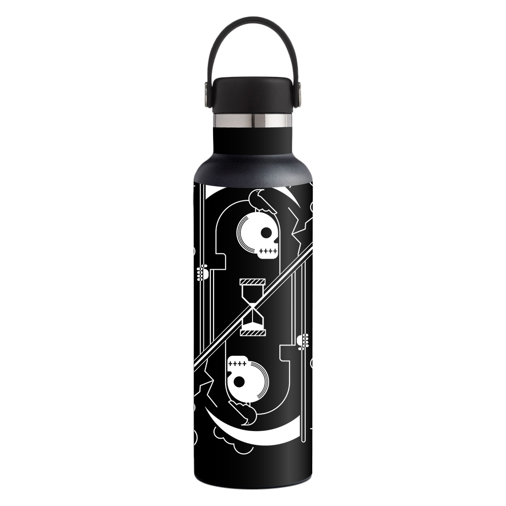 Picture of MightySkins HFST21-Death Card Skin for Hydro Flask 21 oz Standard Mouth - Death Card