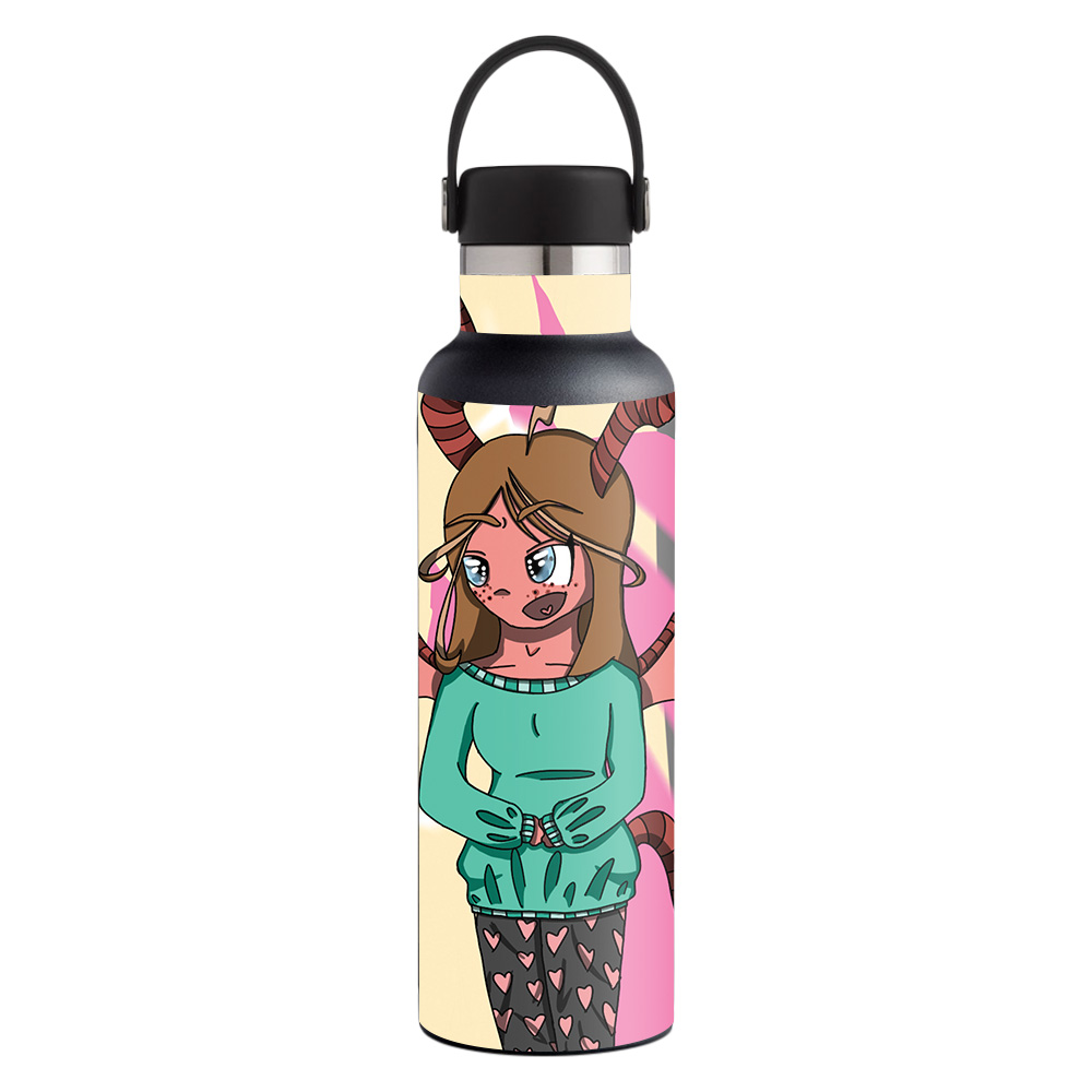 Picture of MightySkins HFST21-Demon Child Skin for Hydro Flask 21 oz Standard Mouth - Demon Child