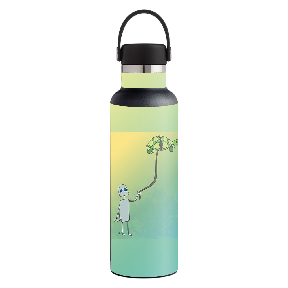 Picture of MightySkins HFST21-Turtle Walk Skin for Hydro Flask 21 oz Standard Mouth - Turtle Walk
