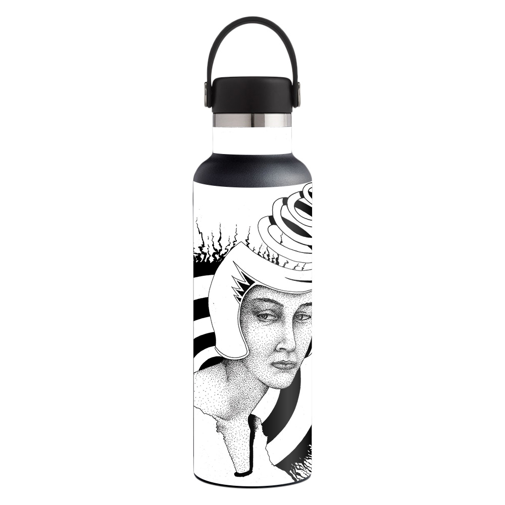 Picture of MightySkins HFST21-Twisted Mind Skin for Hydro Flask 21 oz Standard Mouth - Twisted Mind