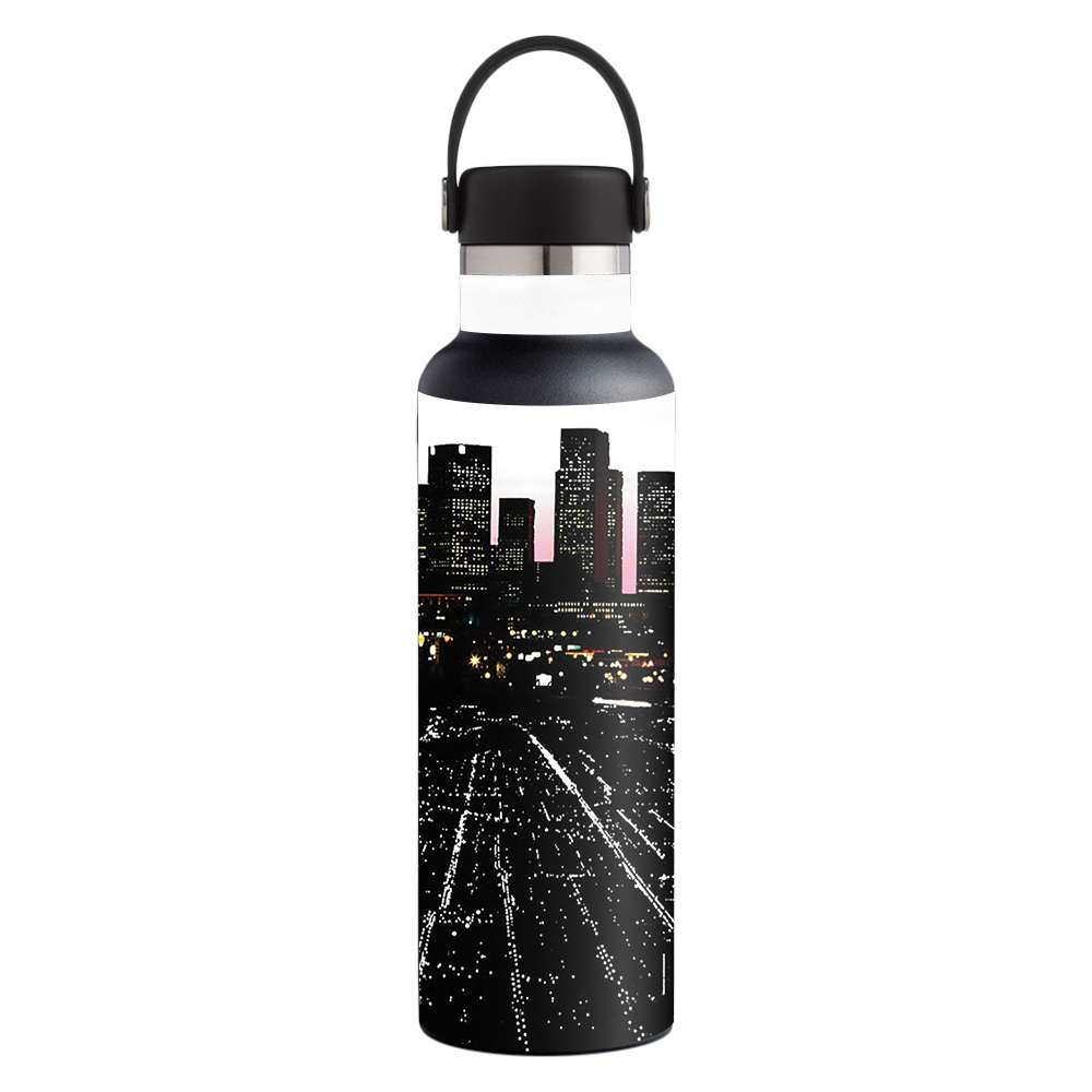 Picture of MightySkins HFST21-Urban Night Skin for Hydro Flask 21 oz Standard Mouth - Urban Night