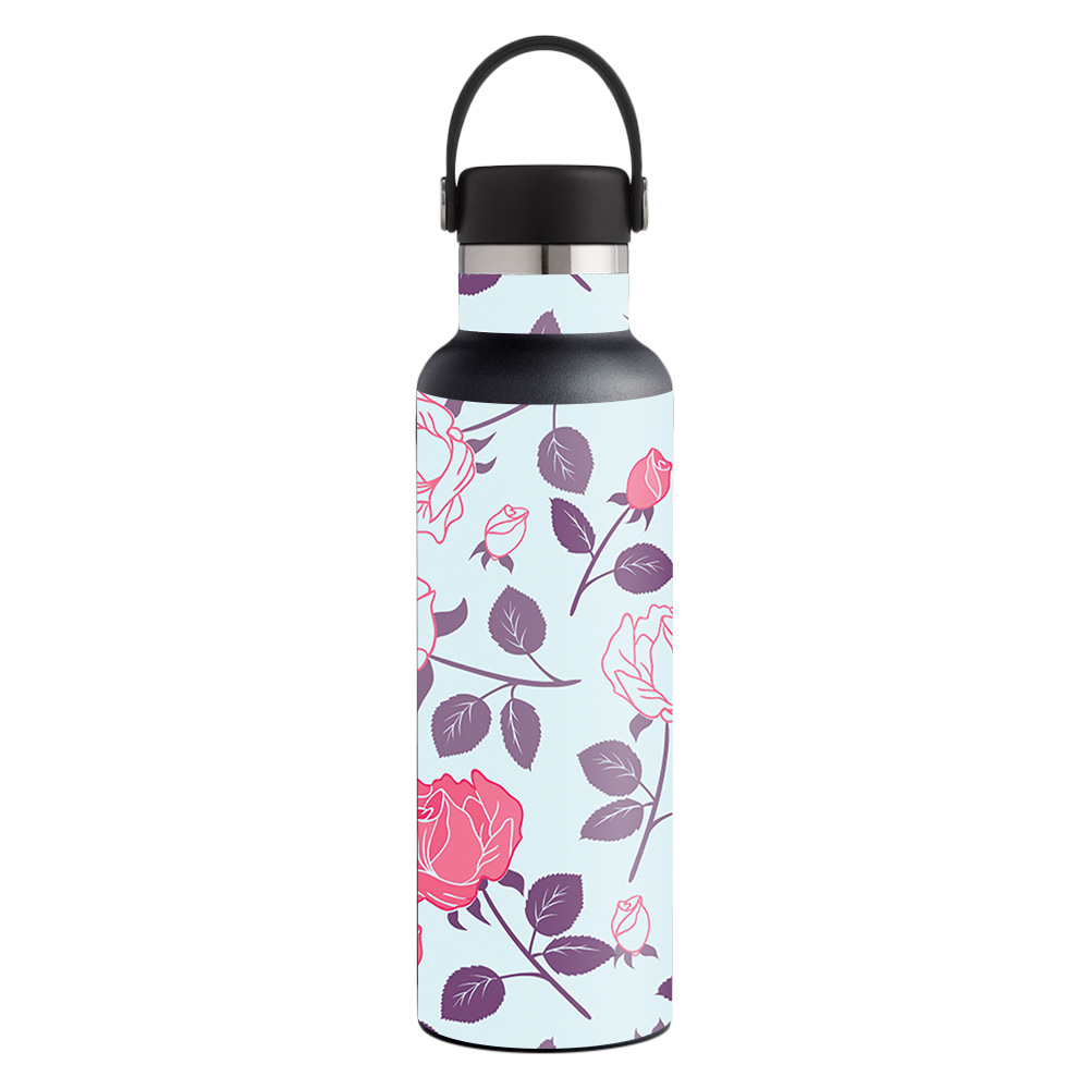 Picture of MightySkins HFST21-Vintage Floral Skin for Hydro Flask 21 oz Standard Mouth - Vintage Floral