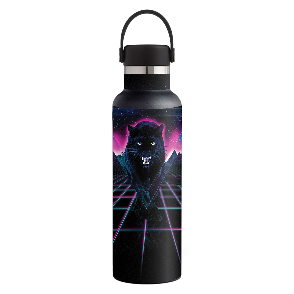 Picture of MightySkins HFST21-Vintage Jaguar Skin for Hydro Flask 21 oz Standard Mouth - Vintage Jaguar