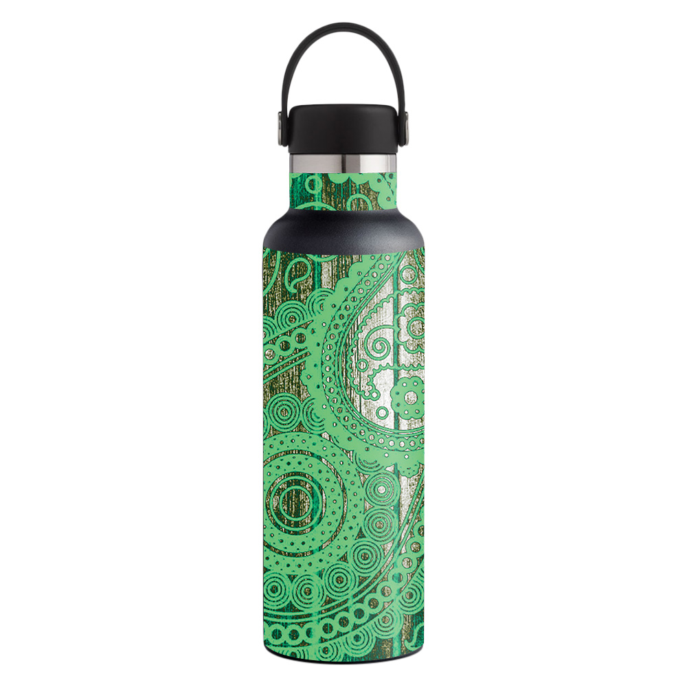 Picture of MightySkins HFST21-Vintage Paisley Skin for Hydro Flask 21 oz Standard Mouth - Vintage Paisley