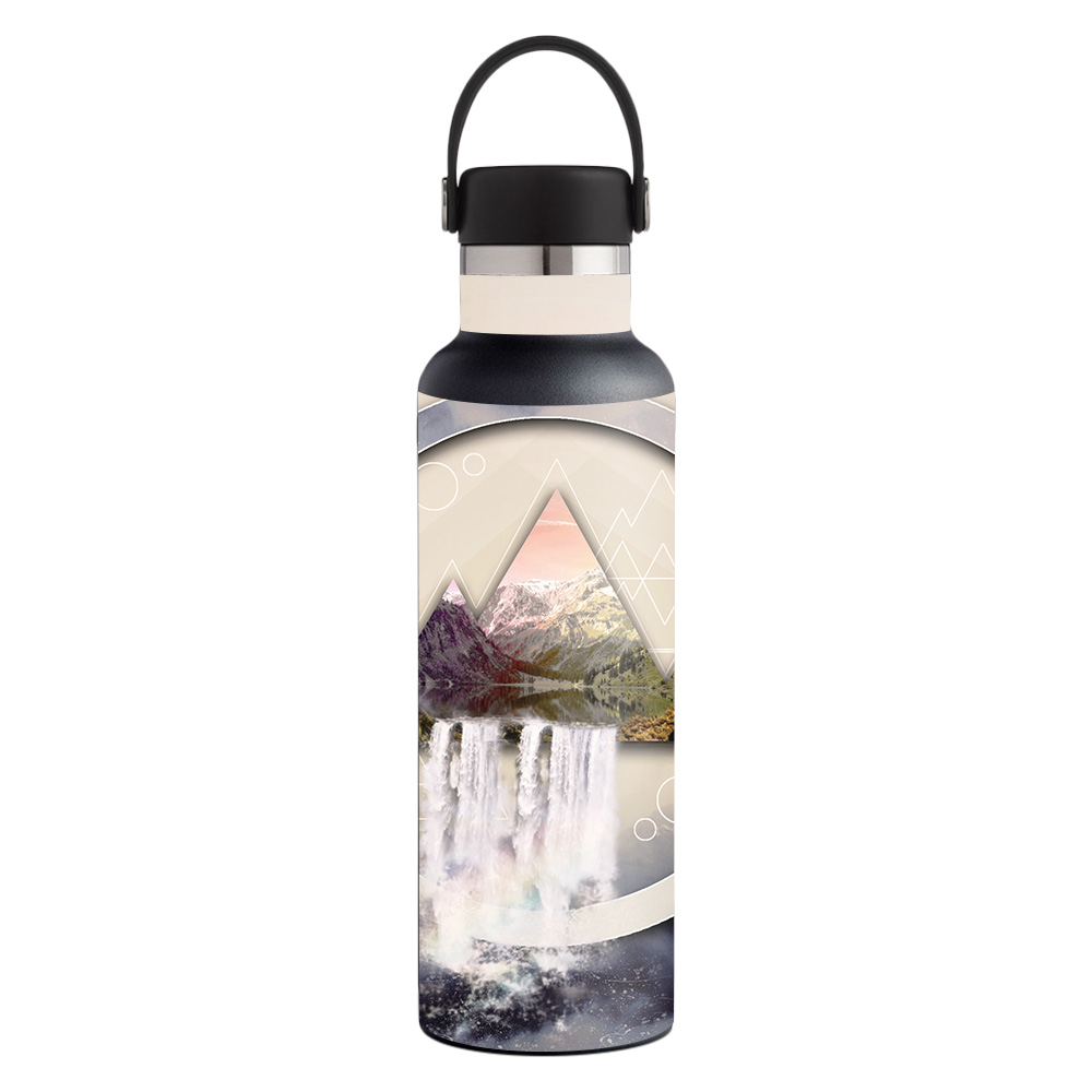 Picture of MightySkins HFST21-Waterfall Skin for Hydro Flask 21 oz Standard Mouth - Waterfall