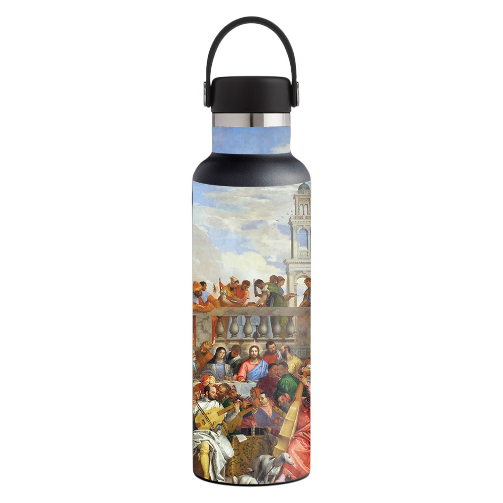 Picture of MightySkins HFST21-Wedding At Cana Skin for Hydro Flask 21 oz Standard Mouth - Wedding At Cana