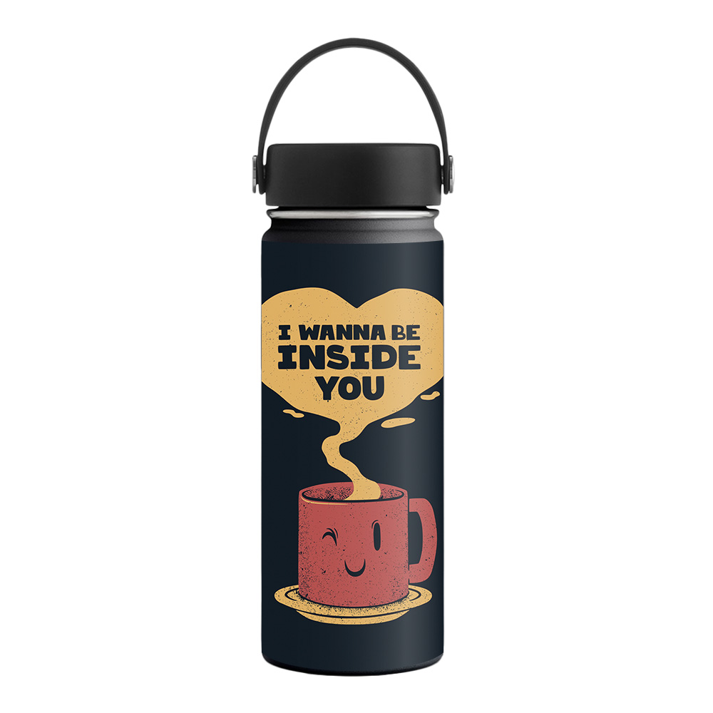 Picture of MightySkins HFWI18-I Wanna Be Inside You Skin for Hydro Flask 18 oz Wide Mouth - I Wanna Be Inside You