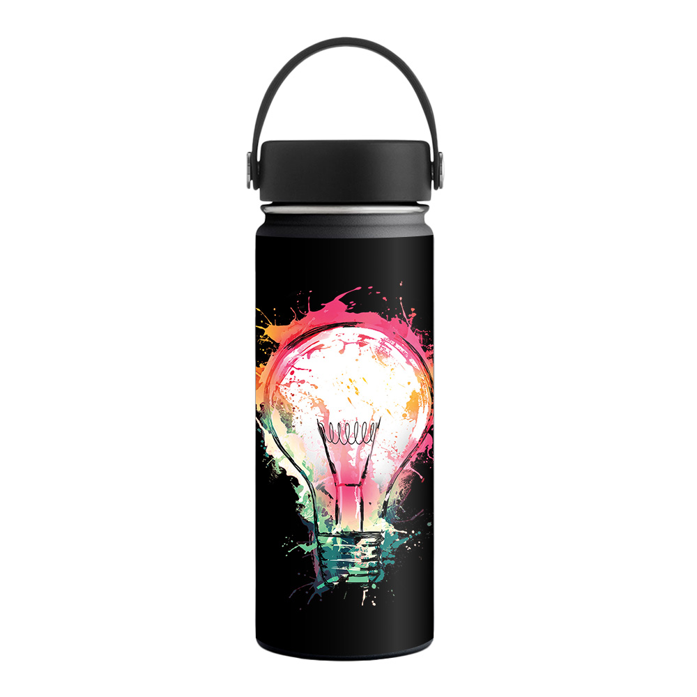 Picture of MightySkins HFWI18-Idea Splash Skin for Hydro Flask 18 oz Wide Mouth - Idea Splash