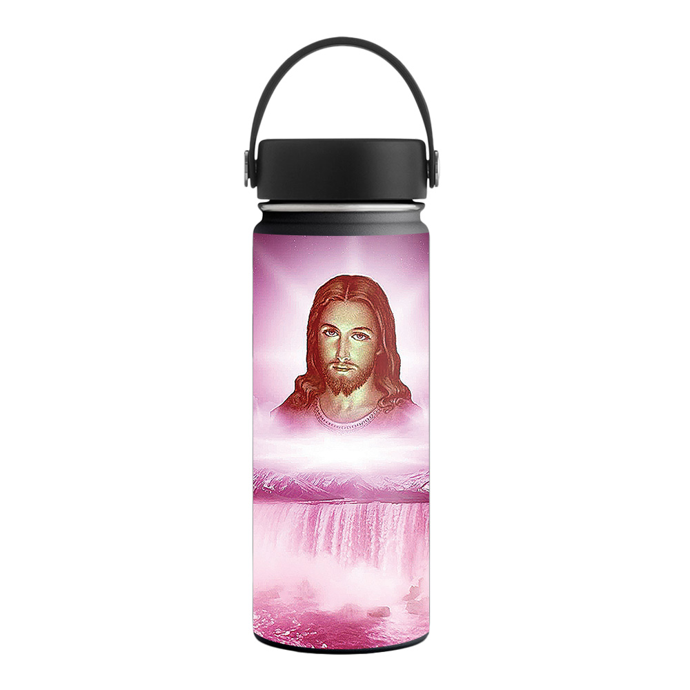Picture of MightySkins HFWI18-Jesus Skin for Hydro Flask 18 oz Wide Mouth - Jesus