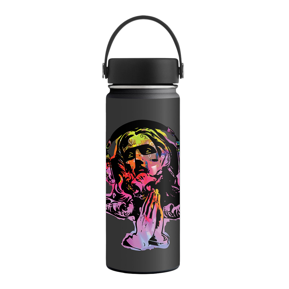 Picture of MightySkins HFWI18-Jesus Tunes Skin for Hydro Flask 18 oz Wide Mouth - Jesus Tunes