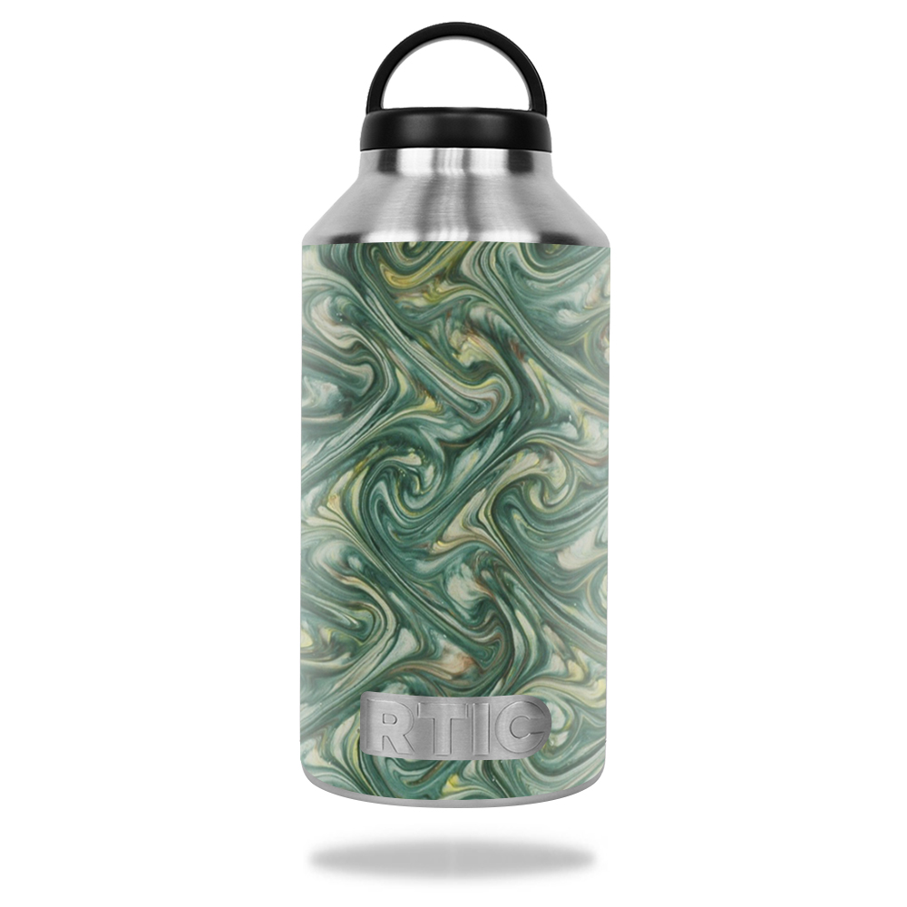Picture of MightySkins RTBOT64-Marble Swirl Skin for RTIC 64 oz Bottle 2016 Wrap Cover - Marble Swirl