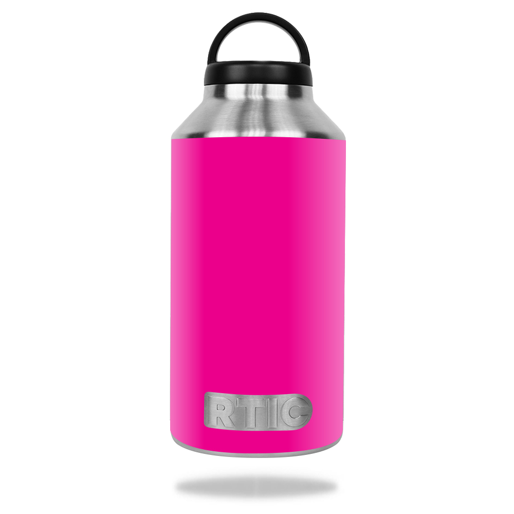 Picture of MightySkins RTBOT64-Solid Hot Pink Skin for RTIC 64 oz Bottle 2016 Wrap Cover - Solid Hot Pink