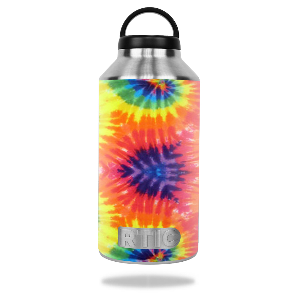 Picture of MightySkins RTBOT64-Tie Dye 2 Skin for RTIC 64 oz Bottle 2016 Wrap Cover - Tie Dye 2