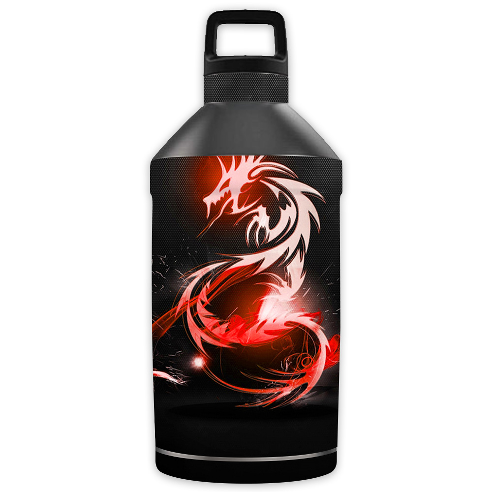 Picture of MightySkins OTEL64-Tribal Dragon Skin for Otterbox Elevation Tumbler 64 oz - Tribal Dragon