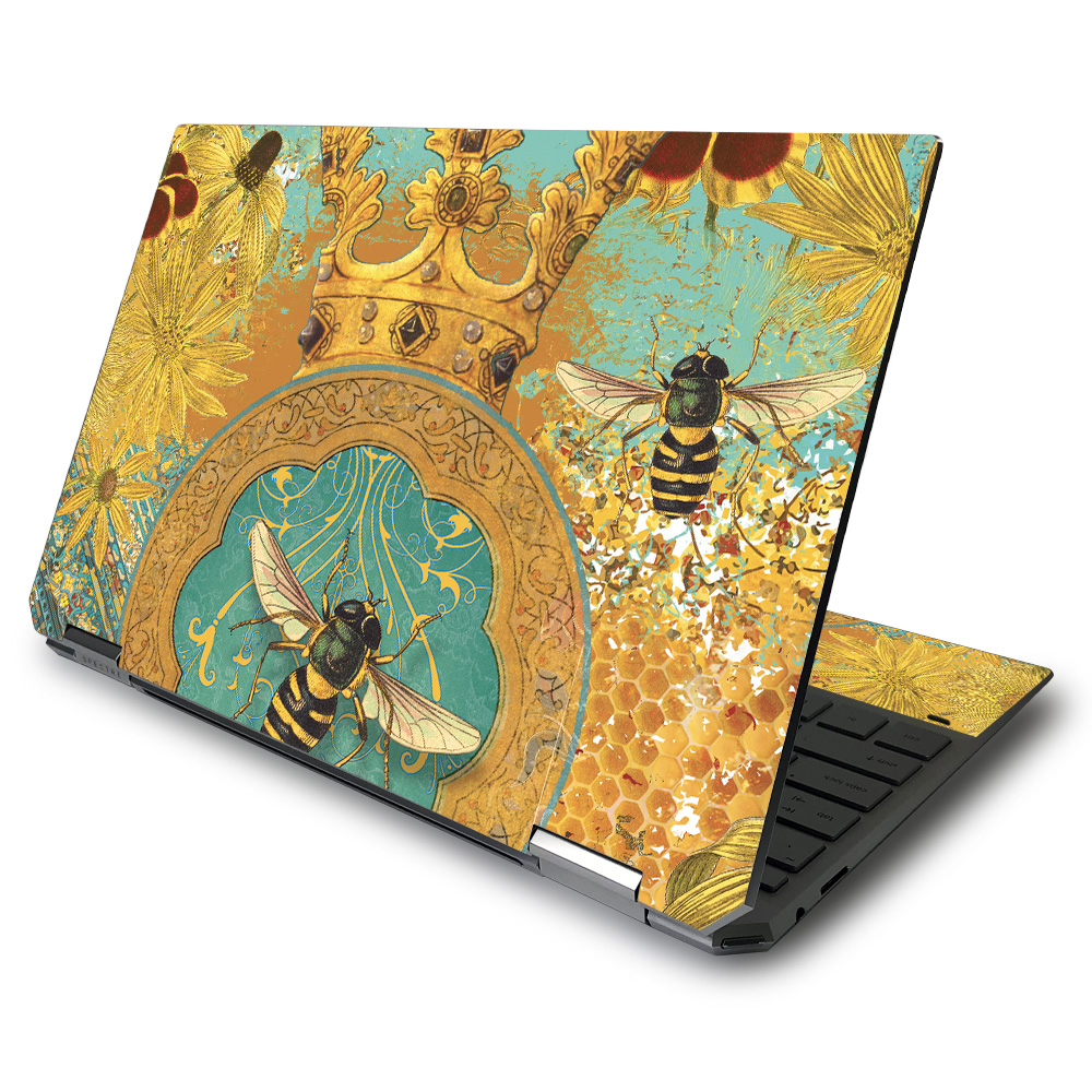 HPS3601320-Bee Queen Skin for HP Spectre X360 13.3 in. Gem-Cut 2020 - Bee Queen -  MightySkins