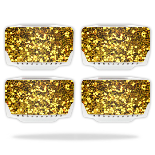 Picture of MightySkins BLCHROMBAT-Gold Dazzle Skin for Blade Chroma Drone Battery - Gold Dazzle - Pack of 4