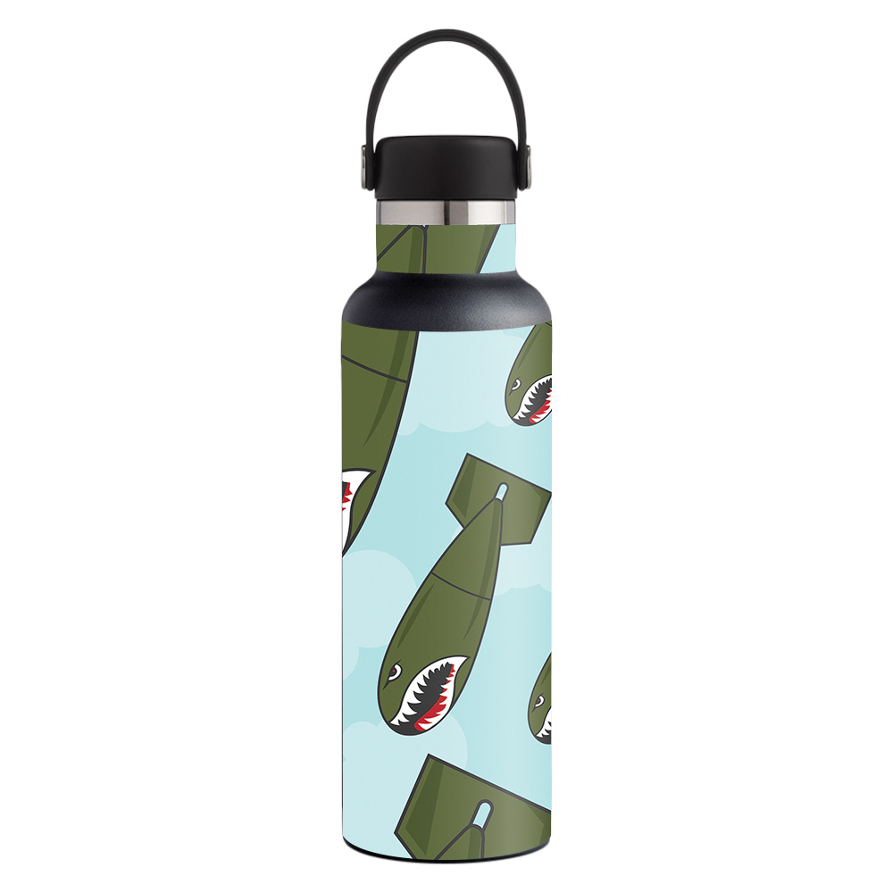 Picture of MightySkins HFST21-Bombs Away Skin for Hydro Flask 21 oz Standard Mouth - Bombs Away