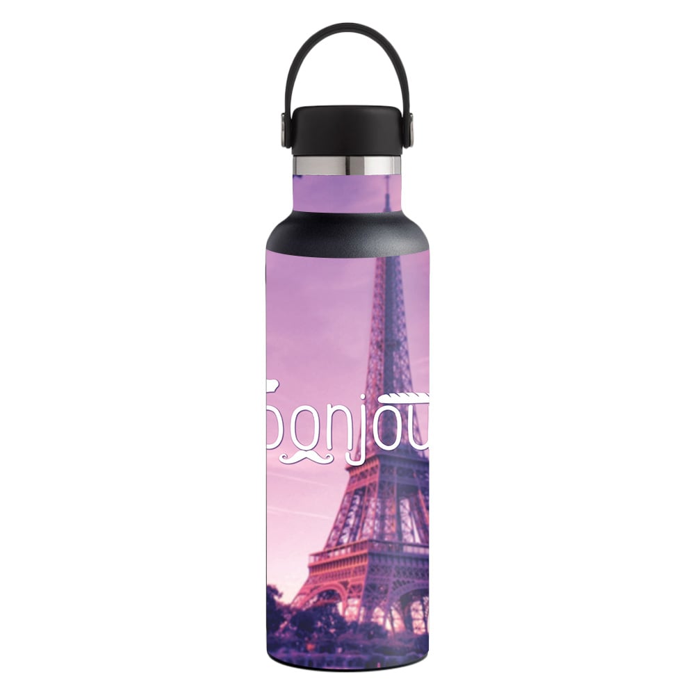 Picture of MightySkins HFST21-Bonjour Skin for Hydro Flask 21 oz Standard Mouth - Bonjour