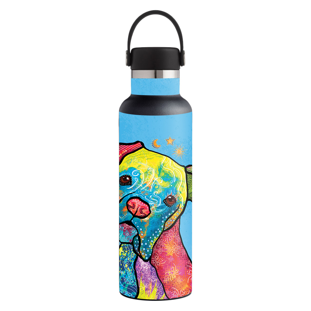 Picture of MightySkins HFST21-Boxer Rainbow Skin for Hydro Flask 21 oz Standard Mouth - Boxer Rainbow