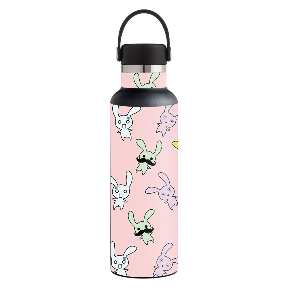 Picture of MightySkins HFST21-Bunny Bunches Skin for Hydro Flask 21 oz Standard Mouth - Bunny Bunches
