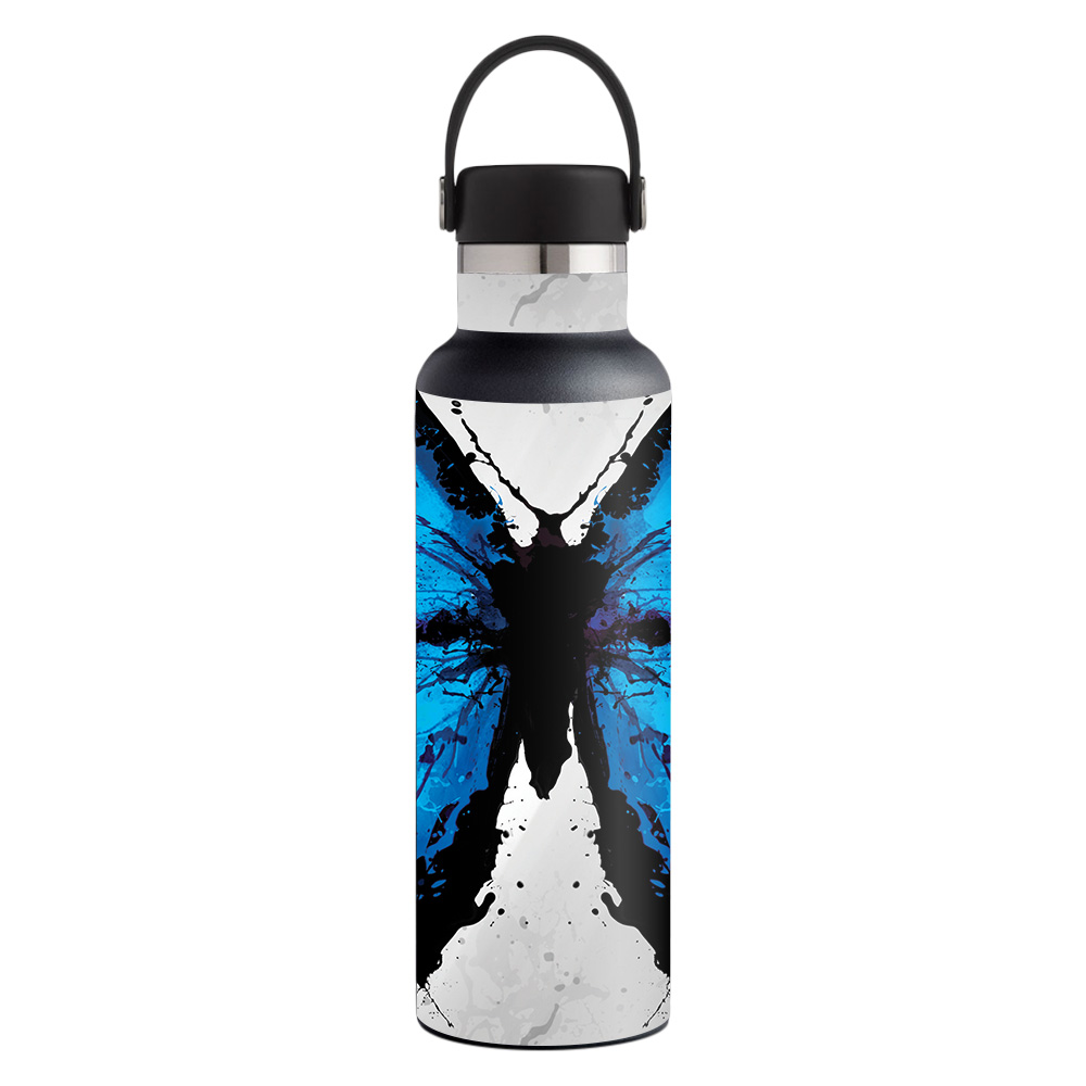 Picture of MightySkins HFST21-Butterfly Splash Skin for Hydro Flask 21 oz Standard Mouth - Butterfly Splash