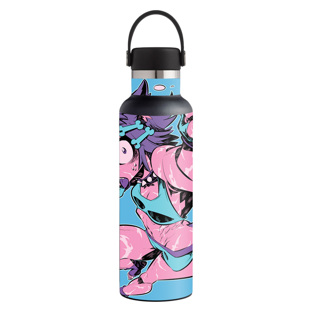 Picture of MightySkins HFST21-Canine Girl Skin for Hydro Flask 21 oz Standard Mouth - Canine Girl