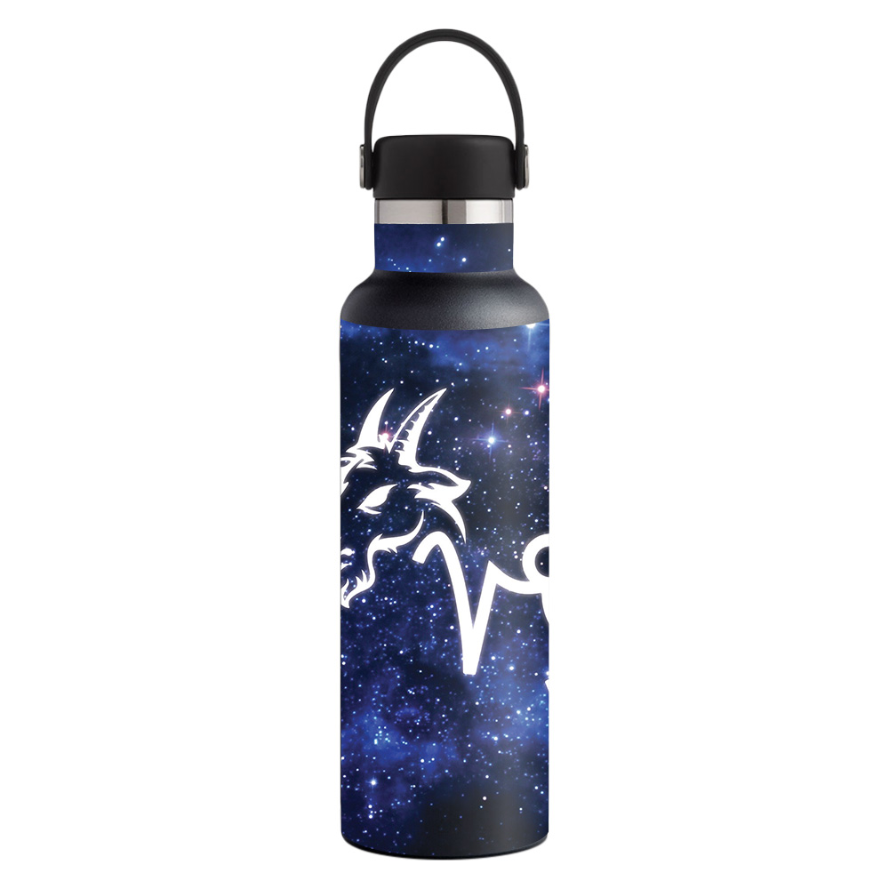 Picture of MightySkins HFST21-Capricorn Skin for Hydro Flask 21 oz Standard Mouth - Capricorn