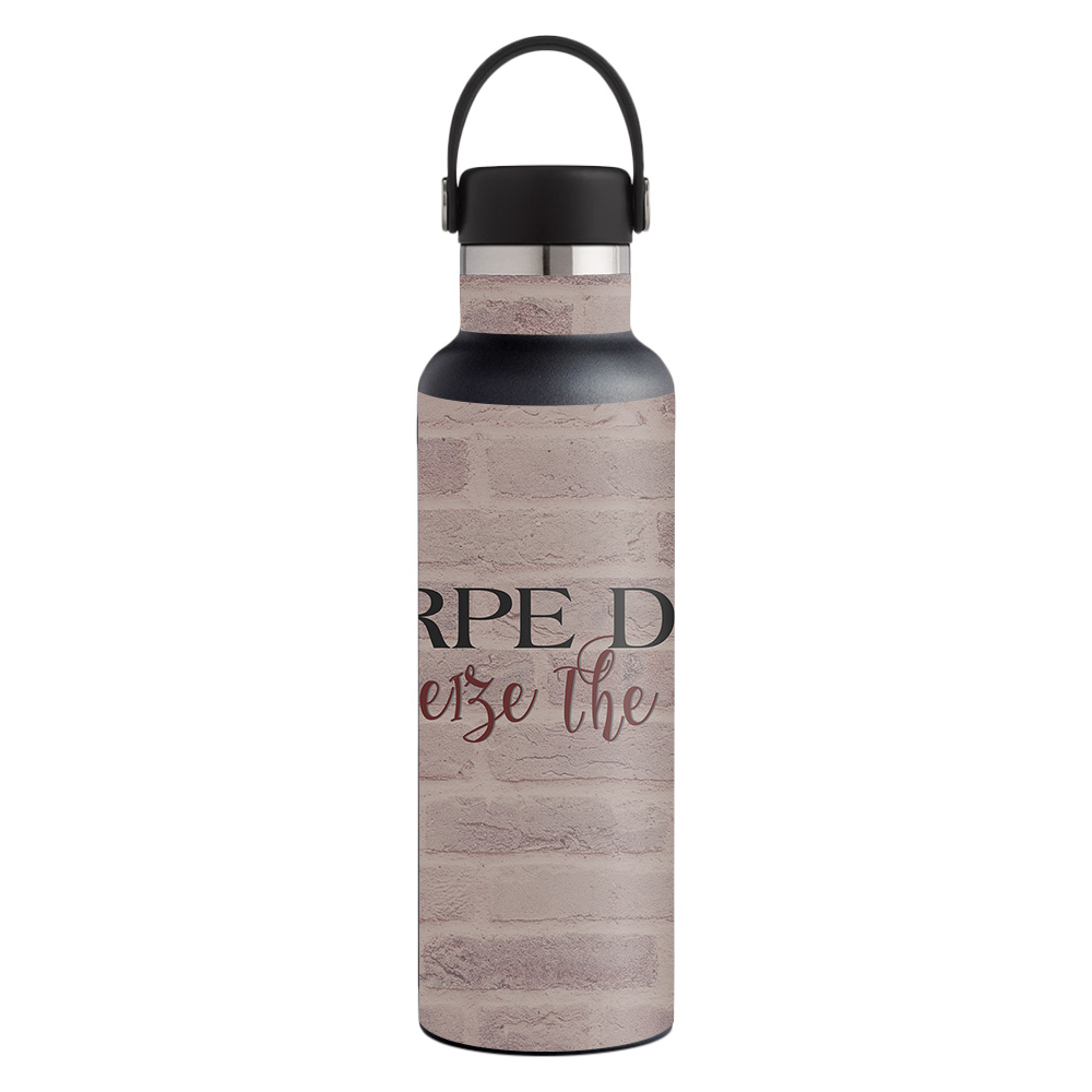 Picture of MightySkins HFST21-Carpe Diem Skin for Hydro Flask 21 oz Standard Mouth - Carpe Diem