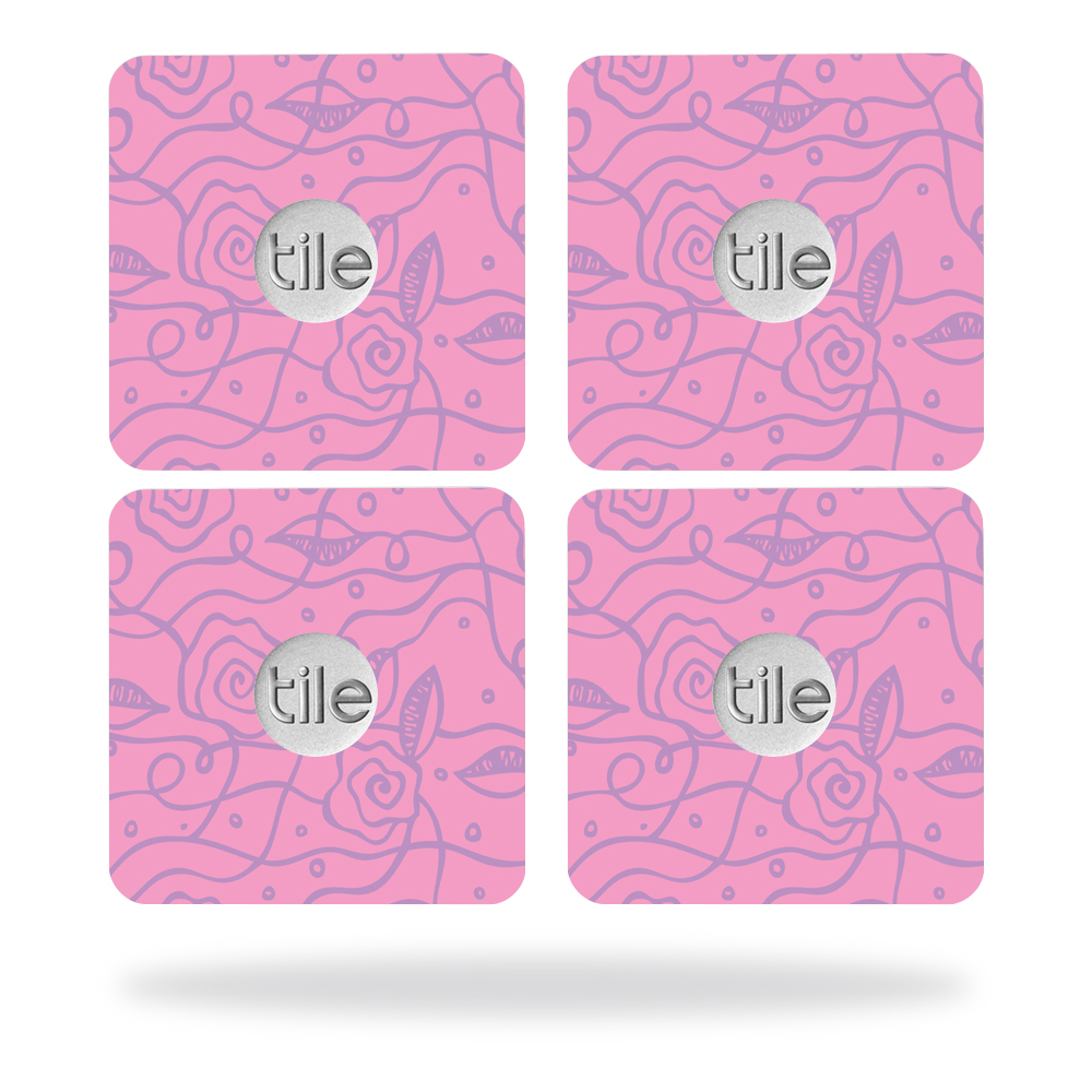Picture of MightySkins TILESL-Abstract Garden Skin for Tile Slim Key Finder Wrap Cover - Abstract Garden - Pack of 4