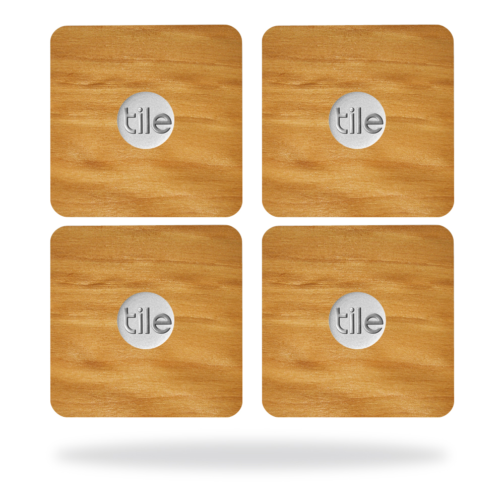 Picture of MightySkins TILESL-Birch Grain Skin for Tile Slim Key Finder Wrap Cover - Birch Grain - Pack of 4