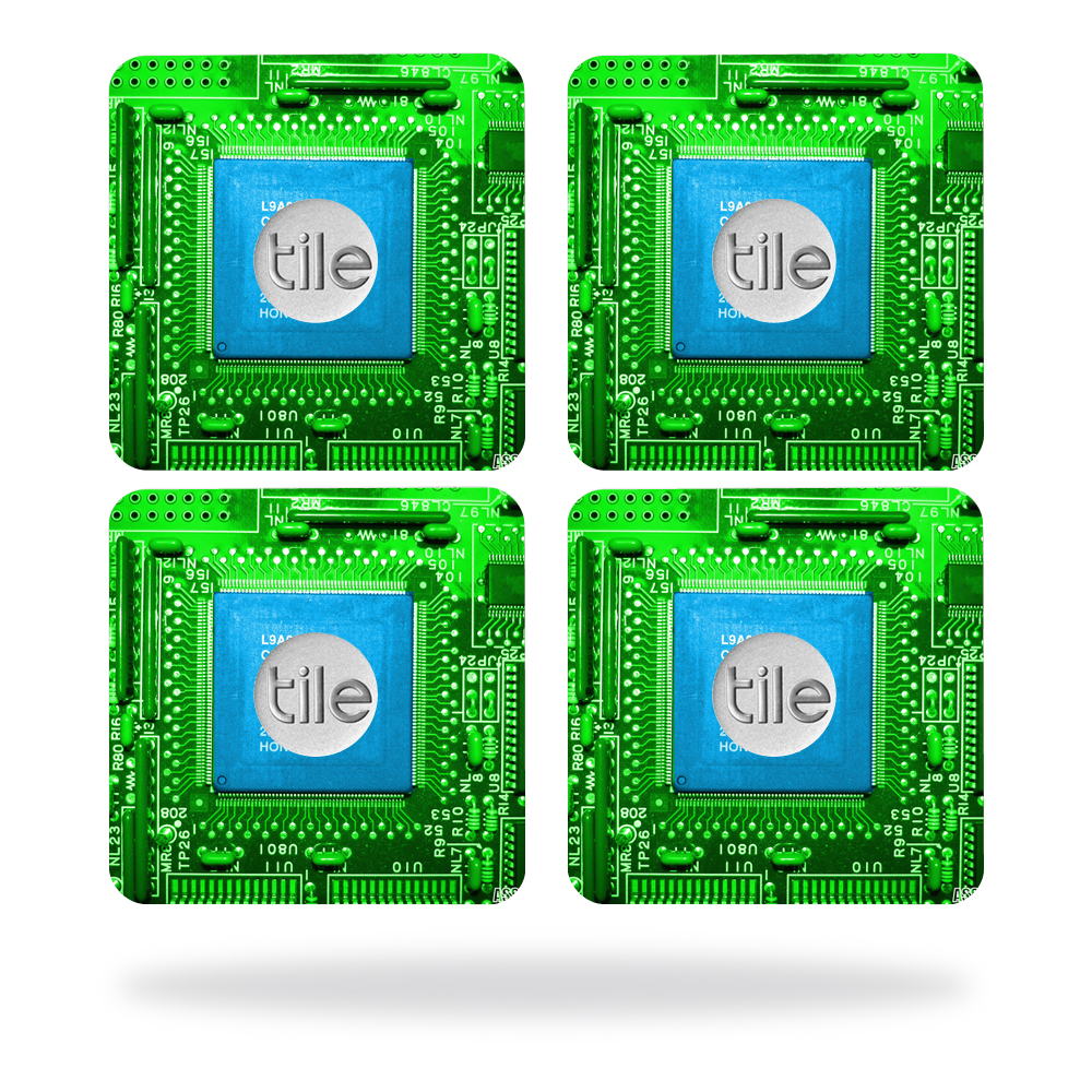 Picture of MightySkins TILESL-Circuit Board Skin for Tile Slim Key Finder Wrap Cover - Circuit Board - Pack of 4