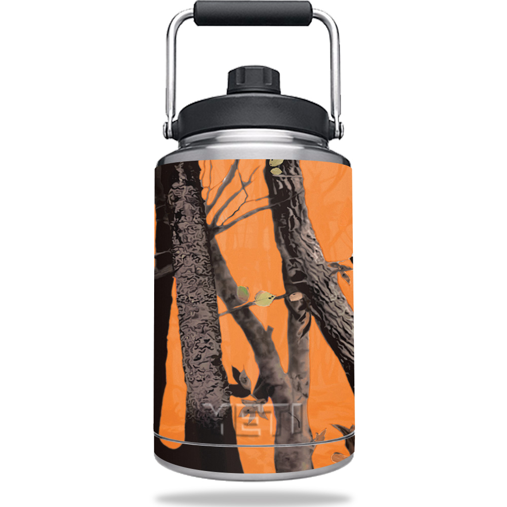 Picture of MightySkins YERAMJUG1-Orange Camo Skin for Yeti 1 gal Jug - Orange Camo