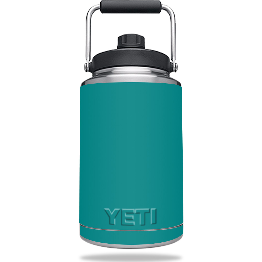 Picture of MightySkins YERAMJUG1-Solid Teal Skin for Yeti 1 gal Jug - Solid Teal