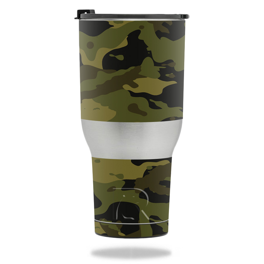 RTTUM4017-Green Camouflage Skin for RTIC Tumbler 40 oz 2017 - Green Camouflage -  MightySkins