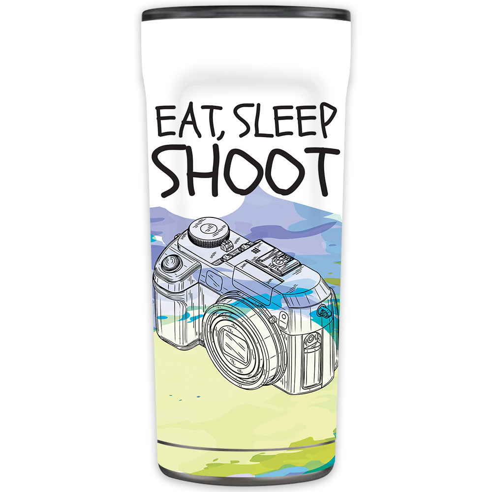 Picture of MightySkins OTEL20-Eat Sleep Shoot Skin for Otterbox Elevation Tumbler 20 oz - Eat Sleep Shoot