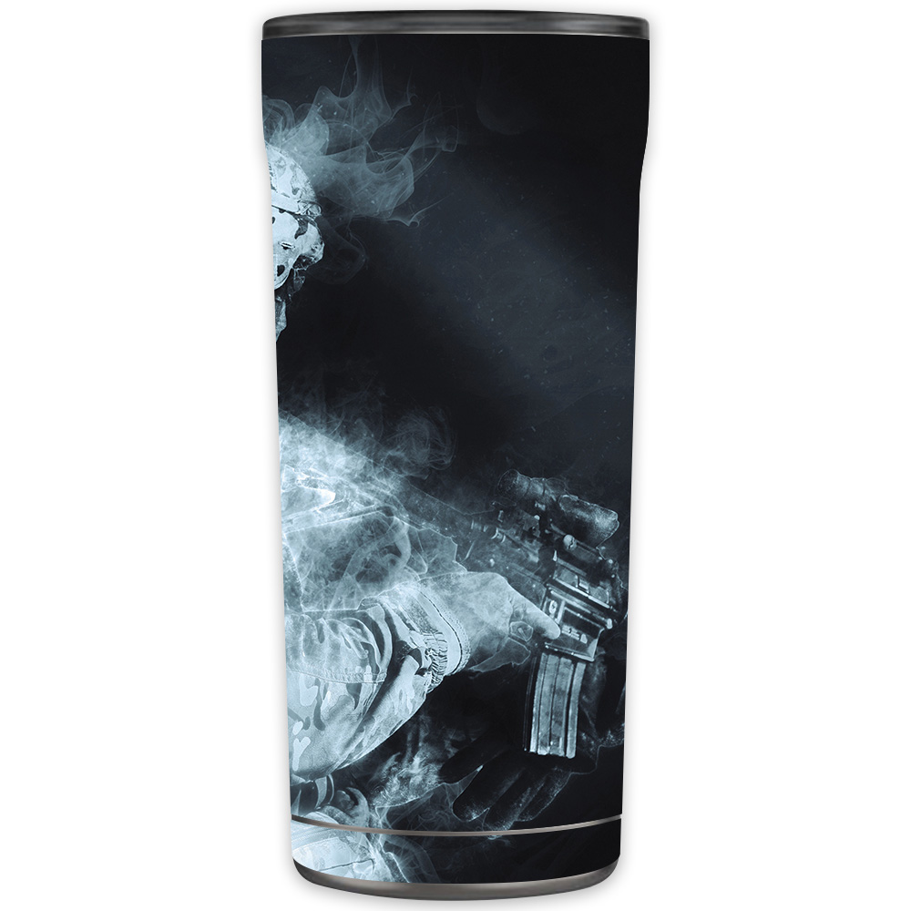 Picture of MightySkins OTEL20-Ghost Of A Soldier Skin for Otterbox Elevation Tumbler 20 oz - Ghost of A Soldier