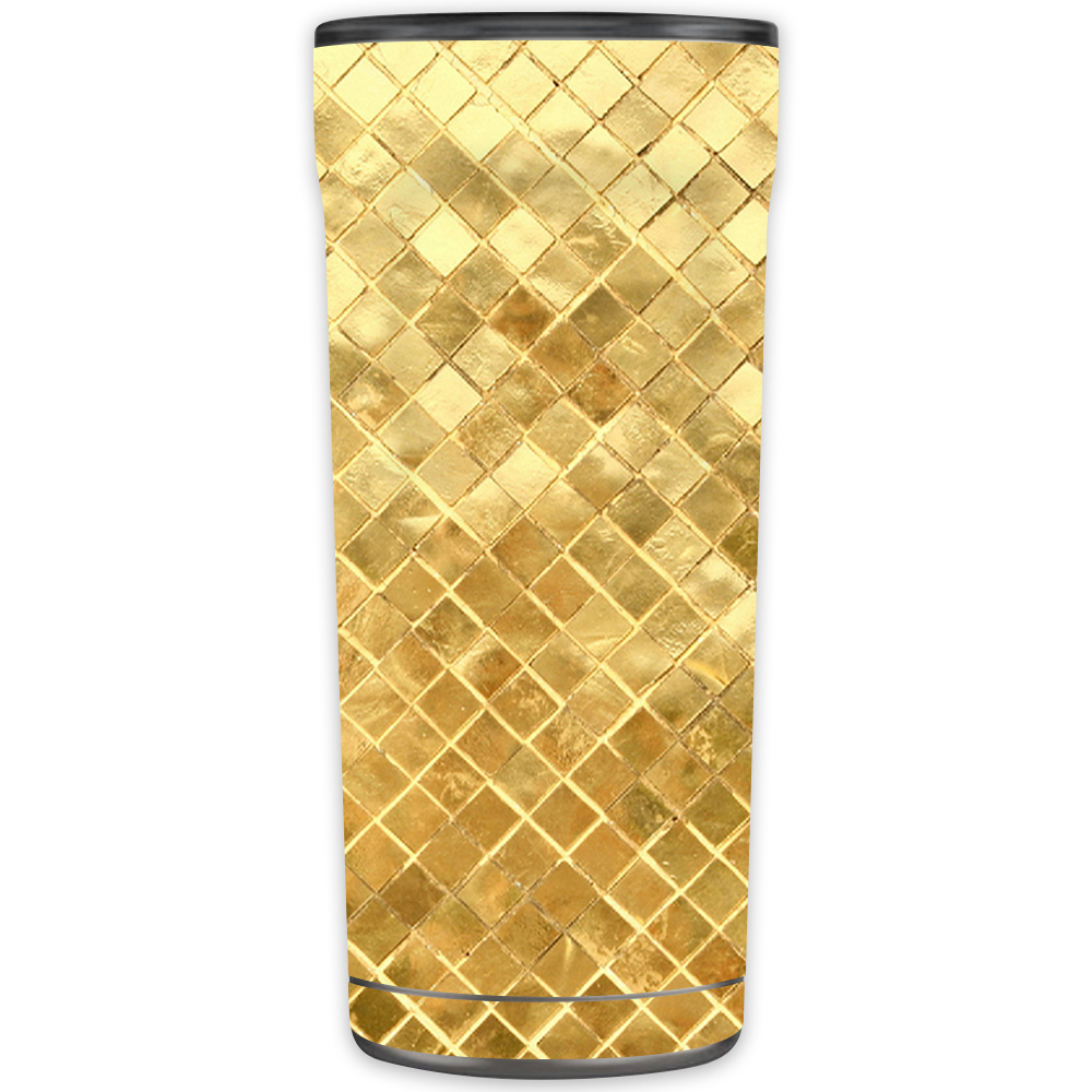 OTEL20-Gold Tiles Skin for Otterbox Elevation Tumbler 20 oz - Gold Tiles -  MightySkins
