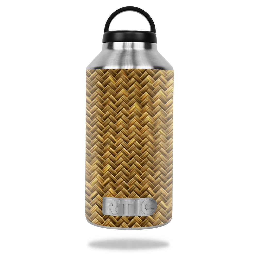 Picture of MightySkins RTBOT64-Basket Weave Skin for RTIC 64 oz Bottle 2016 Wrap Cover - Basket Weave