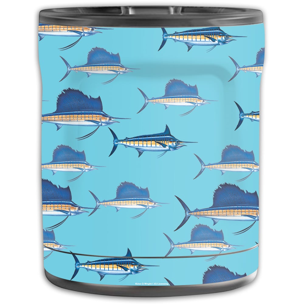 Picture of MightySkins OTEL10-Billfish Stripes Skin for Otterbox Elevation Tumbler 10 oz - Billfish Stripes