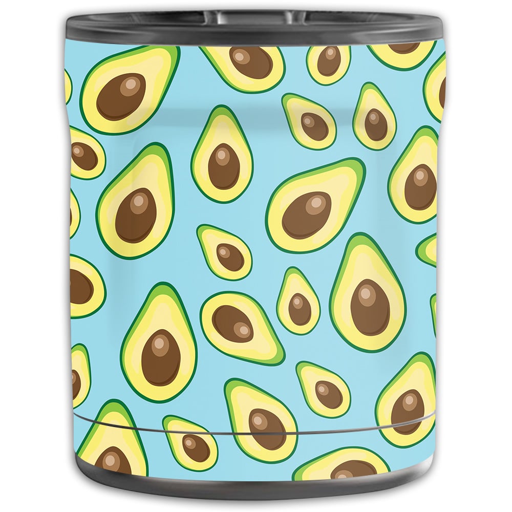 Picture of MightySkins OTEL10-Blue Avocados Skin for Otterbox Elevation Tumbler 10 oz - Blue Avocados