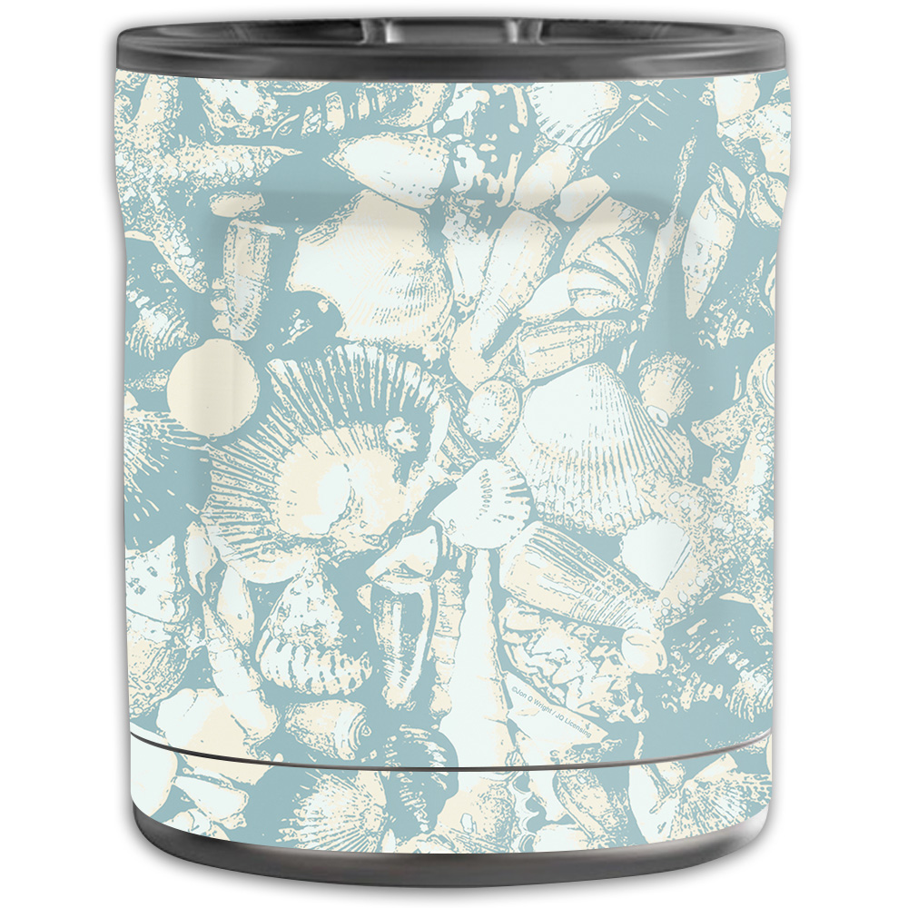 Picture of MightySkins OTEL10-Blue Seashells Skin for Otterbox Elevation Tumbler 10 oz - Blue Seashells