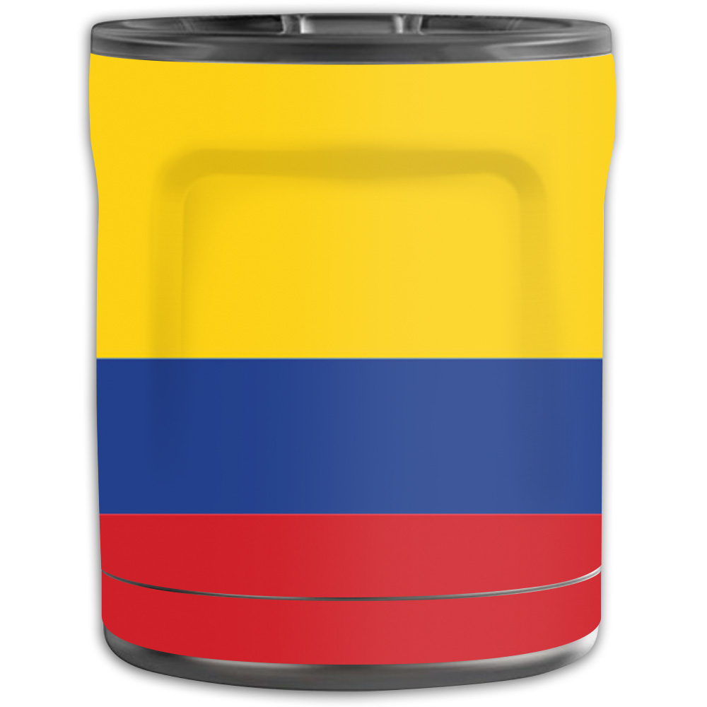 Picture of MightySkins OTEL10-Colombian Flag Skin for Otterbox Elevation Tumbler 10 oz - Colombian Flag