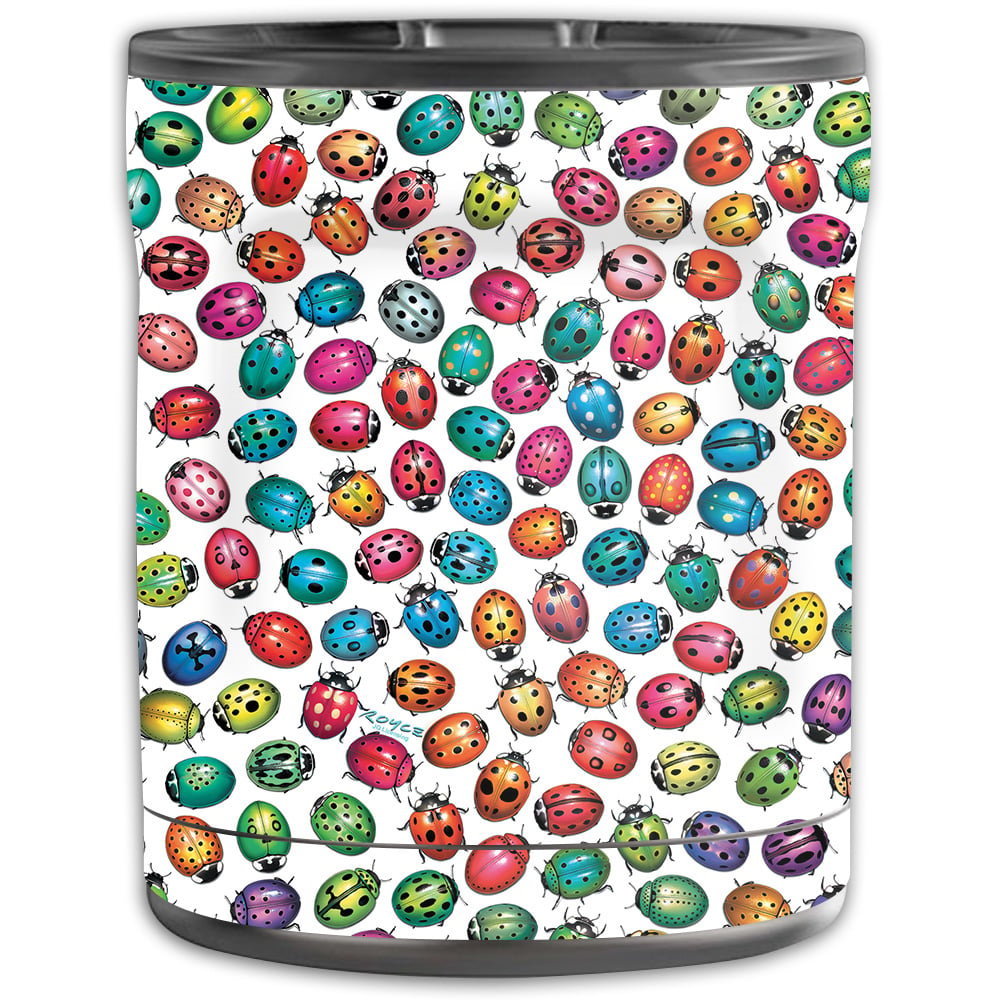 Picture of MightySkins OTEL10-Color Bugs Skin for Otterbox Elevation Tumbler 10 oz - Color Bugs
