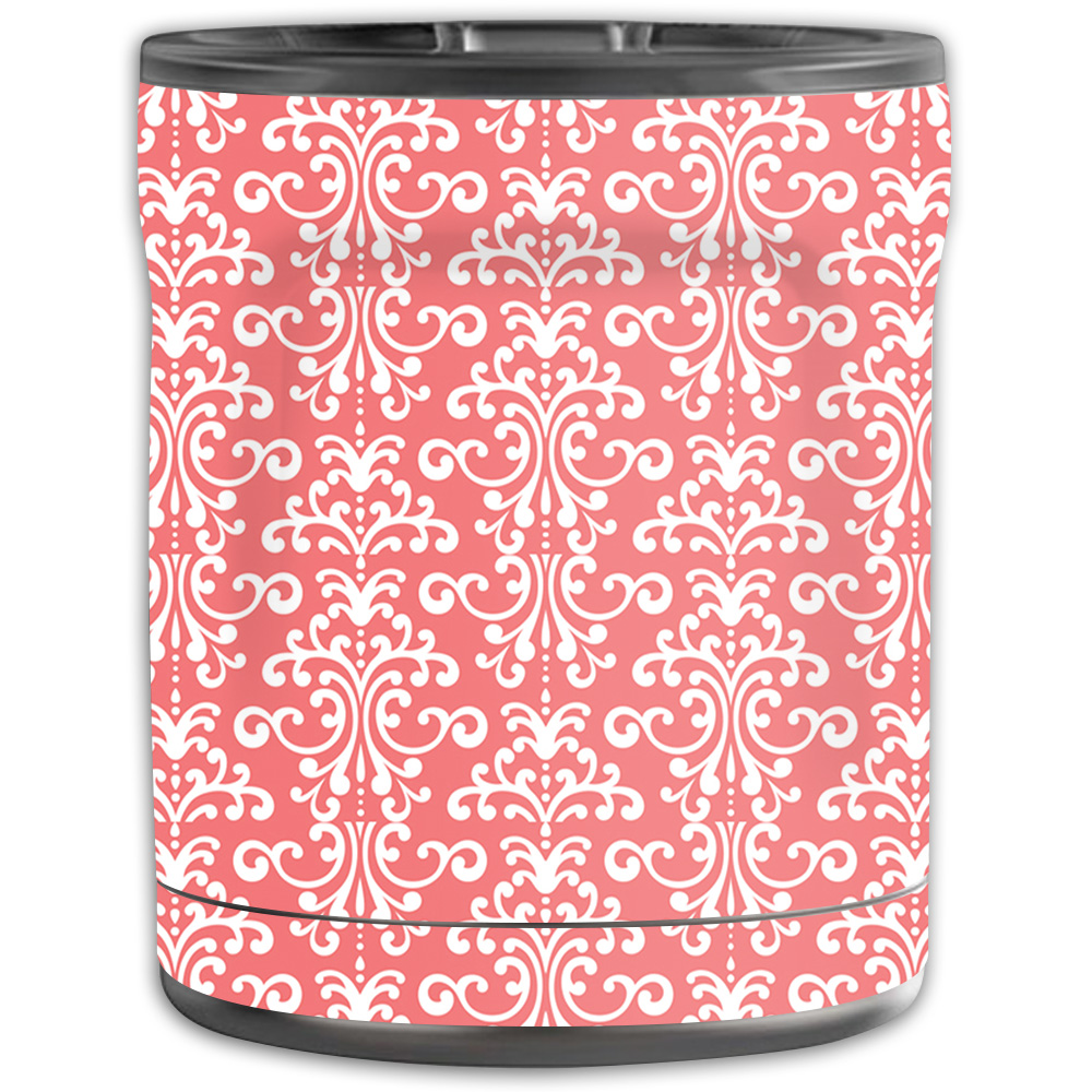 Picture of MightySkins OTEL10-Coral Damask Skin for Otterbox Elevation Tumbler 10 oz - Coral Damask